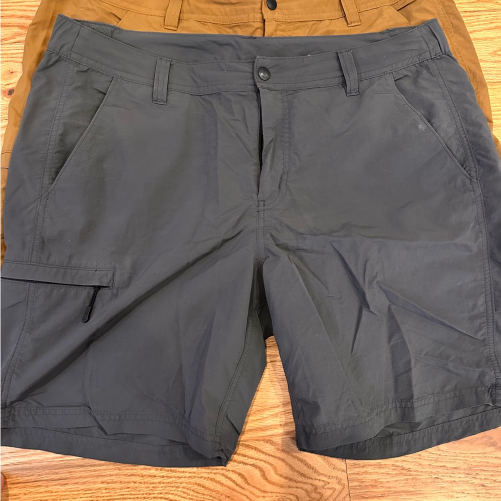 Filson Charcoal Cargo Shorts Nylon